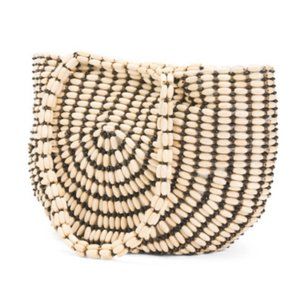 Rachel Ashwell NWT Large Half Moon Beaded Bag